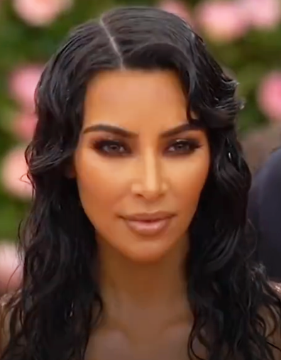 Kim Kardashian at the Met Gala in 2019